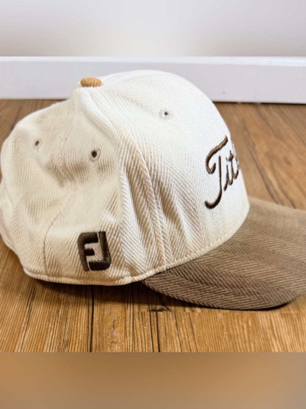 Vintage Titleist New Era 59FIFTY Golf Hat 7 5/8 Made USA FootJoy FJ Fitted - Picture 3 of 9